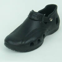 【アウトレット】ヒカリ技研工業 エバロンシューズ ブラック L SA-60 1足　ナースシューズ