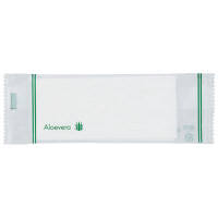 【アウトレット】アロエ入りレーヨンおしぼり　1箱（1200枚：100枚入×12袋）