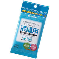 エレコム　液晶用OAウェットクリーニングティッシュ　WC-DP15PN　1個(15枚入）