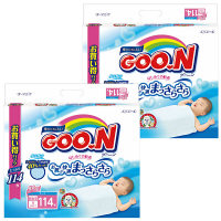 グーン テープ 新生児（～5kg） 1箱（2パック（228枚入）） はじめての肌着 大王製紙