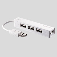 バッファロー　USB2.0ハブ バスパワー 4ポート　BSCPH401WH