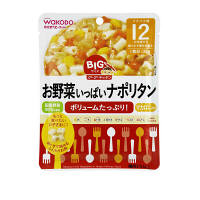 【12ヵ月頃から】WAKODO 和光堂ベビーフード BIGサイズのグーグーキッチン お野菜いっぱいナポリタン 120g 1個 アサヒグループ食品