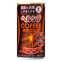 缶コーヒー 特定保健用食品（トクホ） ヘルシアコーヒー 微糖ミルク 185g 1箱（30缶入） 花王