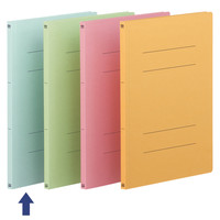 【アウトレット】アスクル　背幅のスリムなフラットファイル（エコノミータイプ）A4S　ブルー　1袋（10冊入） オリジナル