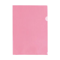 リヒトラブ（LIHIT LAB.） クリヤーホルダー 100枚 A4 桃 G6100-18 1組（直送品）