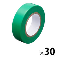 現場のチカラ ビニールテープ 緑 幅19mm×長さ10m アスクル 1セット（30巻入）  オリジナル