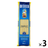 【アウトレット】【並行輸入品】【並行輸入品】ディチェコ　No.7　リングイーネ（1.0～3.0mm）　500g　3個