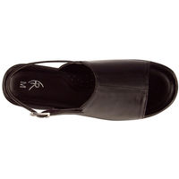 ファーストレイト エアーシングルバンドサンダル ブラック M FR-587 1足　ナースサンダル