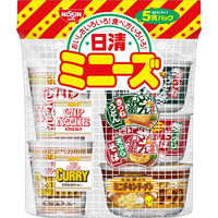 日清食品 日清ミニーズ(東日本) カップ麺ミニ 5種詰合せセット 1袋 カップヌードル ラーメン うどん そば カップスープ