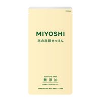 ミヨシ石鹸 無添加泡の洗顔せっけん 詰め替え 180ml