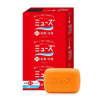 ミューズ 石鹸 バスサイズ 135g 1パック（3個入） 固形石鹸 浴用石鹸