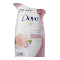 【アウトレット】【在庫一掃セール】ダヴ（Dove）　ボディウォッシュ（ボディソープ）　ハーモニー　ピーチ＆スイートピー　詰め替え　380g　ユニリーバ