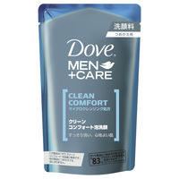 Dove MEN 洗顔料クリーンコンフォート 詰替 110ml マイクロ泡で汚れを吸着 クリーミー泡！
