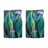 【アウトレット】h＆s　リフレッシュ　シャンプー　詰め替え　1セット（340mL×2個）　P&G