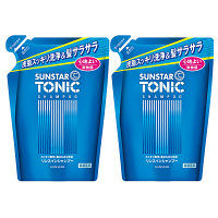 【アウトレット】サンスター　サンスタートニックシャンプー　リンスイン詰替　360ml　363097　1セット（2個）