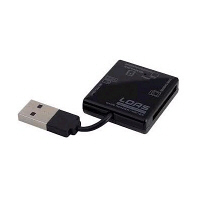 ナカバヤシ　マルチカードリーダー/ライター　黒　CRW-5M48BK　1個