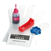 詰め替えインク　THC-7M4N　マゼンタ　キヤノン　BCI-7eM用