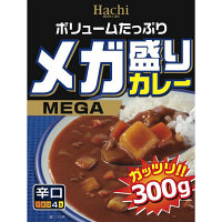 ハチ食品　メガ盛りカレー〔辛口〕　300g　927363