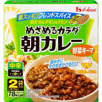 【アウトレット】ハウス食品 めざめるカラダ朝カレー 野菜キーマ中辛 1個