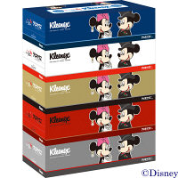 ティッシュペーパー　180組（5箱入）　クリネックスティシューディズニー　日本製紙クレシア