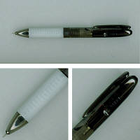 【アウトレット】OHTO　ニードルポイント　2色ボールペン　軸色：クリアブラック　MBP-2CA-N　1本