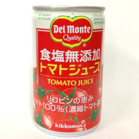 【アウトレット】デルモンテ　食塩無添加トマトジュース 160g缶　1箱（20本入）