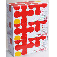 ティッシュペーパー　保湿　180組（3箱入）　ふっくらやわらかこだわり保湿　河野製紙