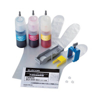 キヤノン（Canon）用 詰め替えインク THC-351CSET5 BCI-351C/351M/351Y用 1パック（3色入）