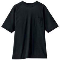 「現場のチカラ」　半袖作業Tシャツ　吸汗速乾　3Lサイズ　ブラック　アスクル
