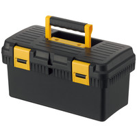 「現場のチカラ」　樹脂製ツールボックス　M　400　BK　アスクル オリジナル