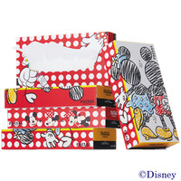 【アウトレット】ティッシュペーパー　160組（5箱入）　ディズニーティシュードット　日本製紙クレシア