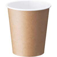 【アウトレット】紙コップ未晒し　無地タイプ　7オンス（205ml）　1袋（40個入）