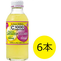 C1000　ビタミンレモンコラーゲン  1パック（6本）　ハウスウェルネスフーズ　栄養ドリンク