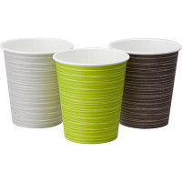 【アウトレット】紙コップ　セレニータ　205ml（7オンス）　1セット（400個：40個入×10袋） オリジナル