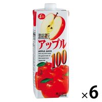 ジューシー アップル100 1000ml（1L）1箱（6本入）