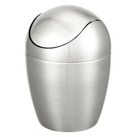 【アウトレット】ステンレスふた付ゴミ箱