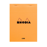 RHODIA（ロディア） ブロックロディア 横罫 No.16 オレンジ cf16600