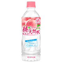 ジェイティ飲料　桃の天然水　490ml　1箱（24本入）