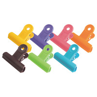 目玉クリップ プラタイプ POPカラーアソート7色入 POPC-7P-AS テトンボ オリジナル