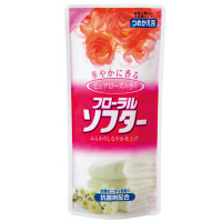 フローラルソフター　柔軟剤　ピュアローズの香り　詰め替え500ml