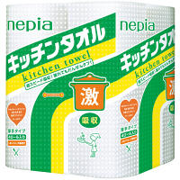 キッチンペーパー　nepia（ネピア）　激吸収キッチンタオル　1カット22×22cm　1パック（4ロール入）
