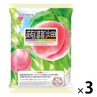 マンナンライフ　蒟蒻畑　白桃味　3袋