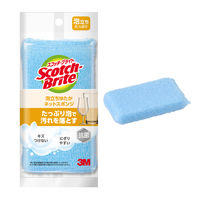 スリーエム（3M）スコッチブライト 泡立ちゆたか ネットスポンジ 抗菌 キッチン キズつけない ブルー WNT-77KB（1個入）