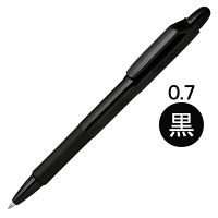 【アウトレット】油性ボールペン　ジムノック　0.7mm　黒軸　黒インク　10本　ゼブラ オリジナル