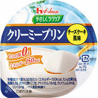 やさしくラクケア　　クリーミープリン　チーズケーキ風味　084307　1箱（12個入）　ハウス食品