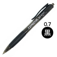 ノック式油性ボールペン　ルナ　0.7mm　黒　10本　877-9　ステッドラー