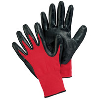 【アウトレット】ミタニコーポレーション　ニトリル手袋　レッド　Mサイズ　1003　5双入