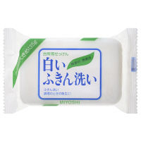 洗濯石鹸 白いふきん洗い 無香料 135g 1個 ミヨシ石鹸