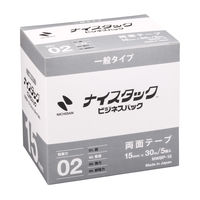 ニチバン 両面テープ ナイスタック 30m長尺巻 幅15mm×30m NWBP-15 1箱（5巻入） ビジネスパック