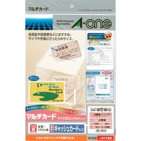 コクヨ 名刺カード 再生紙 カラーレーザー＆インク LBP-VE10 1セット